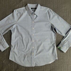 Lauren Ralph Lauren Women’s Non Iron Blue Avocado Button Up Shirt Size XL